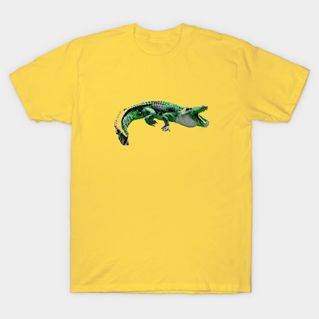 crocodile en colère T-Shirt by KHIARNAS